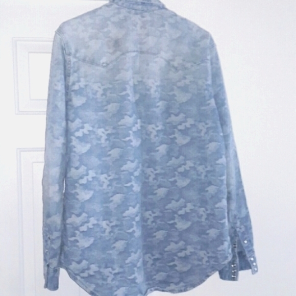 CULT OF INDIVIDUALITY Clint Western Denim Shirt - Picture 5 of 8